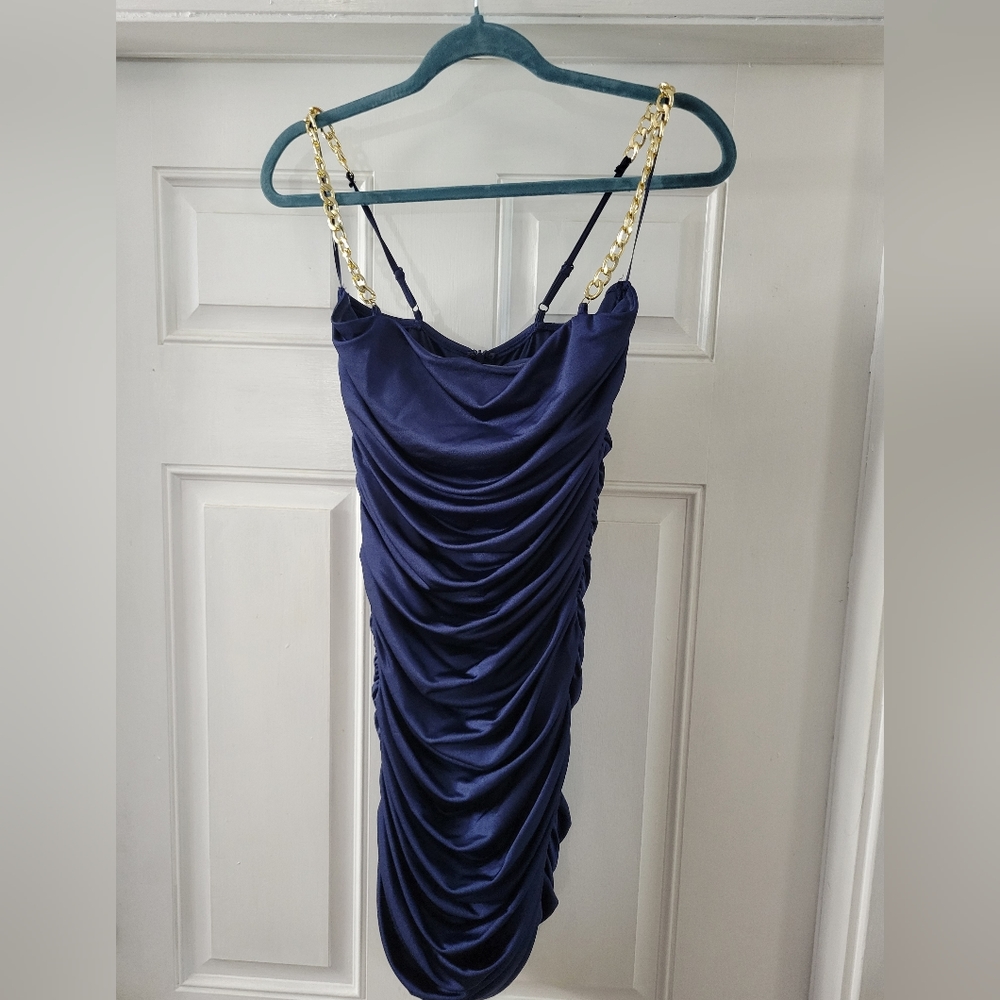 Fashion Nova mini rouched dress